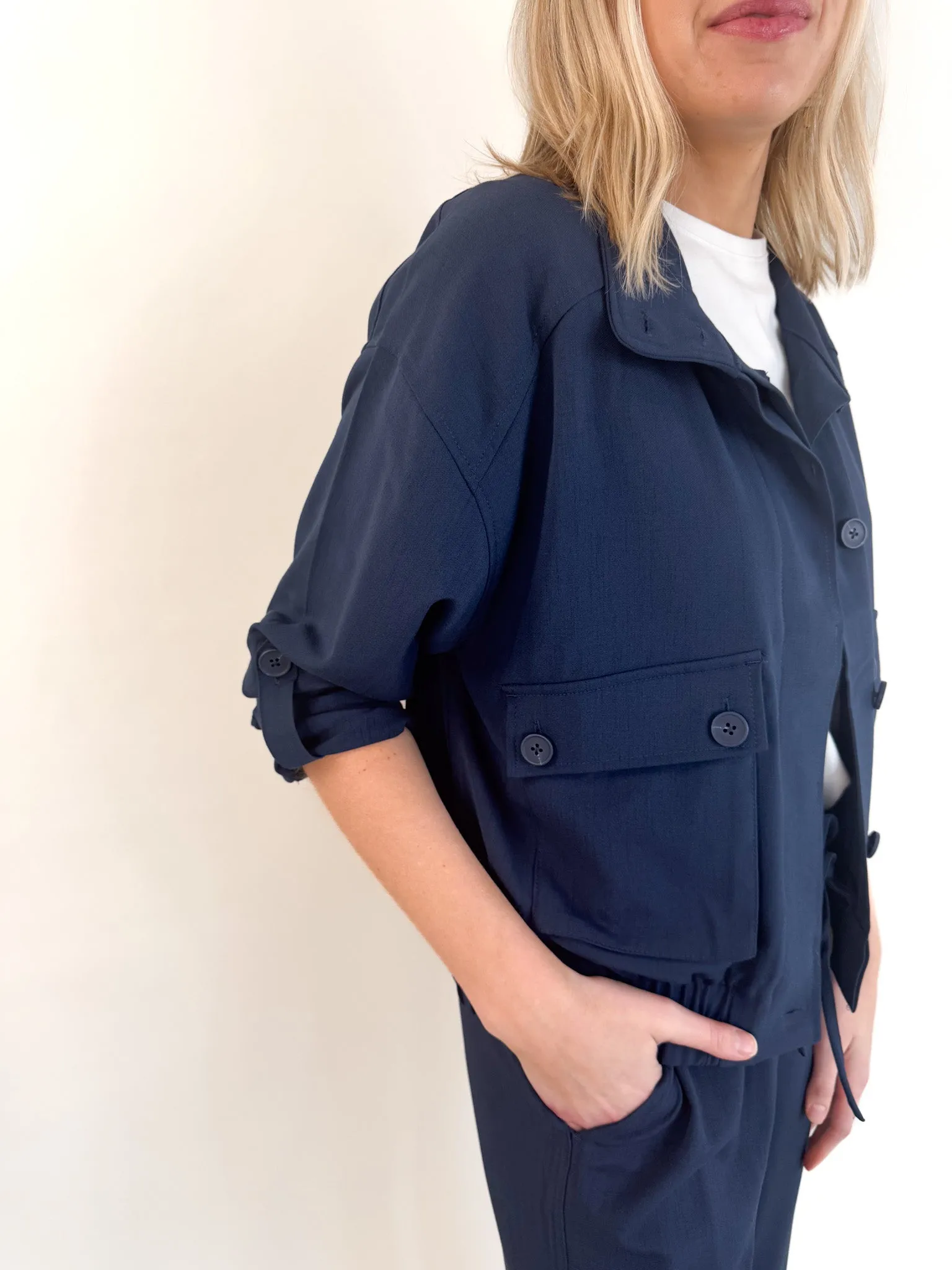 Renn Utility Jacket W/Cinch Hem