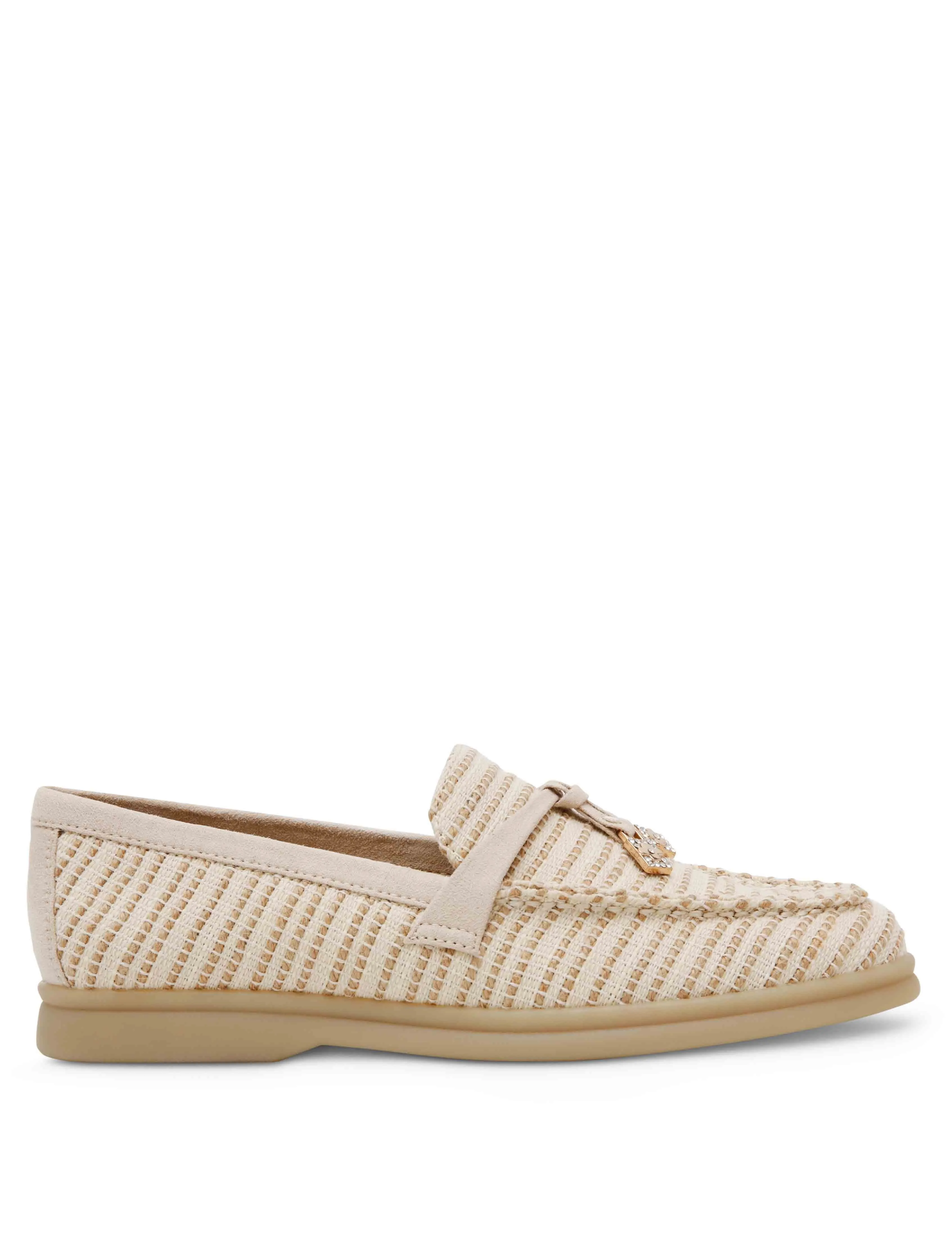 Sandrine Linen Loafer