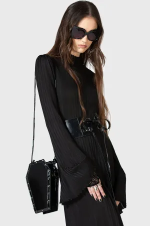 Unconfirmed Coffin Crossbody Bag