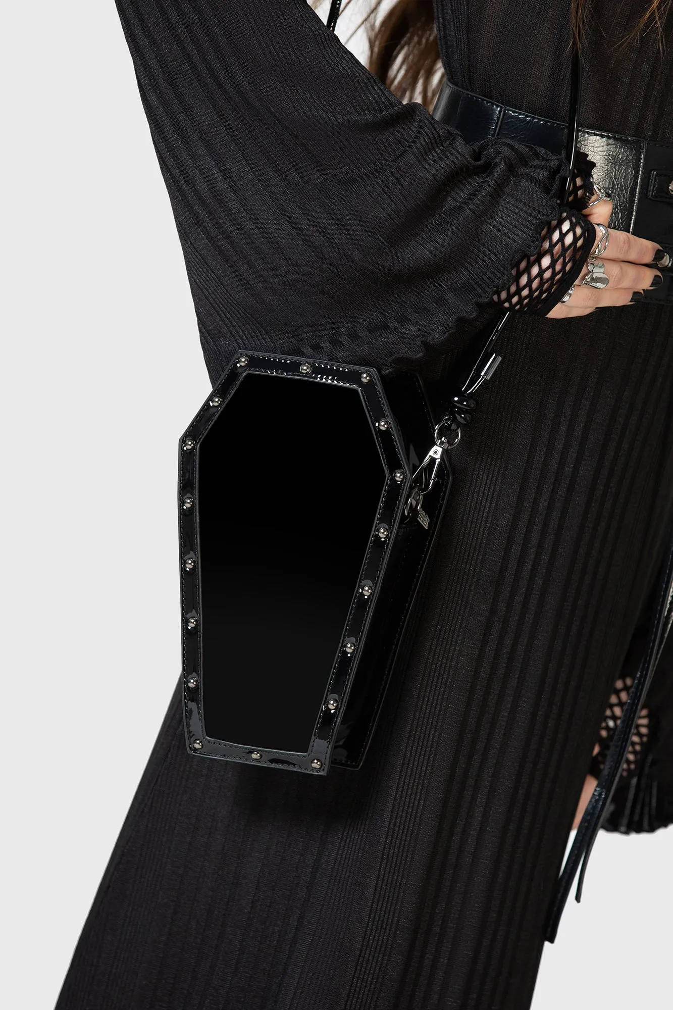 Unconfirmed Coffin Crossbody Bag