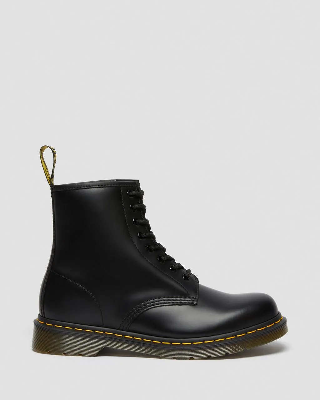 Unisex 1460 Smooth Leather Lace Up Boots Black