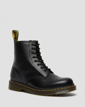 Unisex 1460 Smooth Leather Lace Up Boots Black