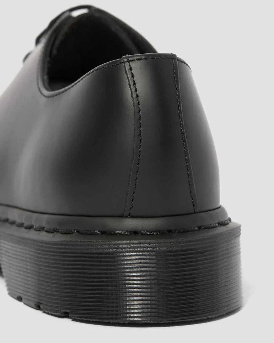 Unisex 1461 Mono Smooth Leather Oxford Shoes Black Smooth