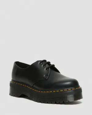 Unisex 1461 Smooth Leather Platform Shoes Black