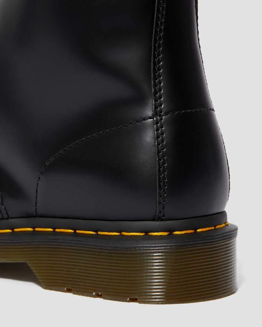 Unisex 1914 Smooth Leather Tall Boots Black