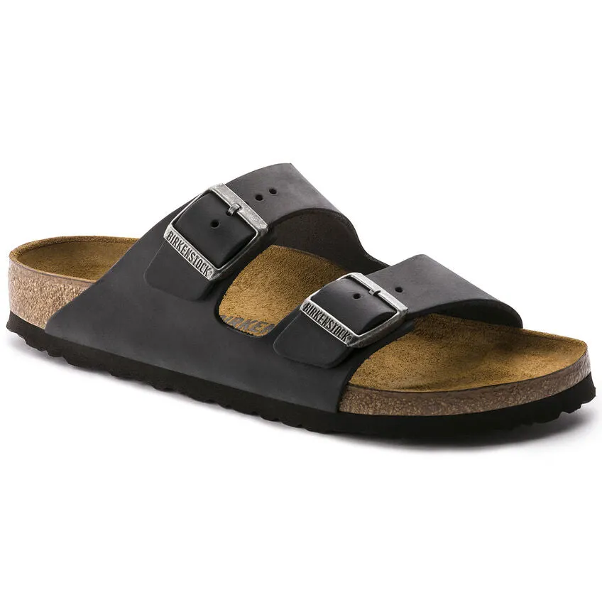 Unisex Arizona Oiled Leather Black Medium/Narrow