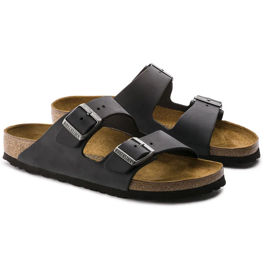 Unisex Arizona Oiled Leather Black Medium/Narrow