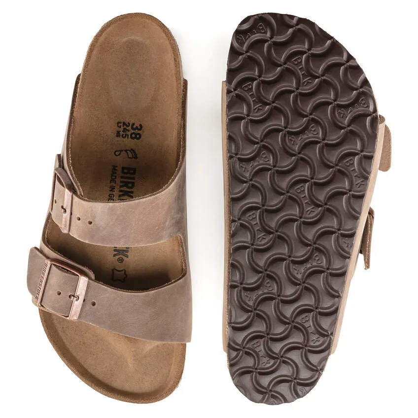 Unisex Arizona Oiled Leather Tobacco Medium/Narrow