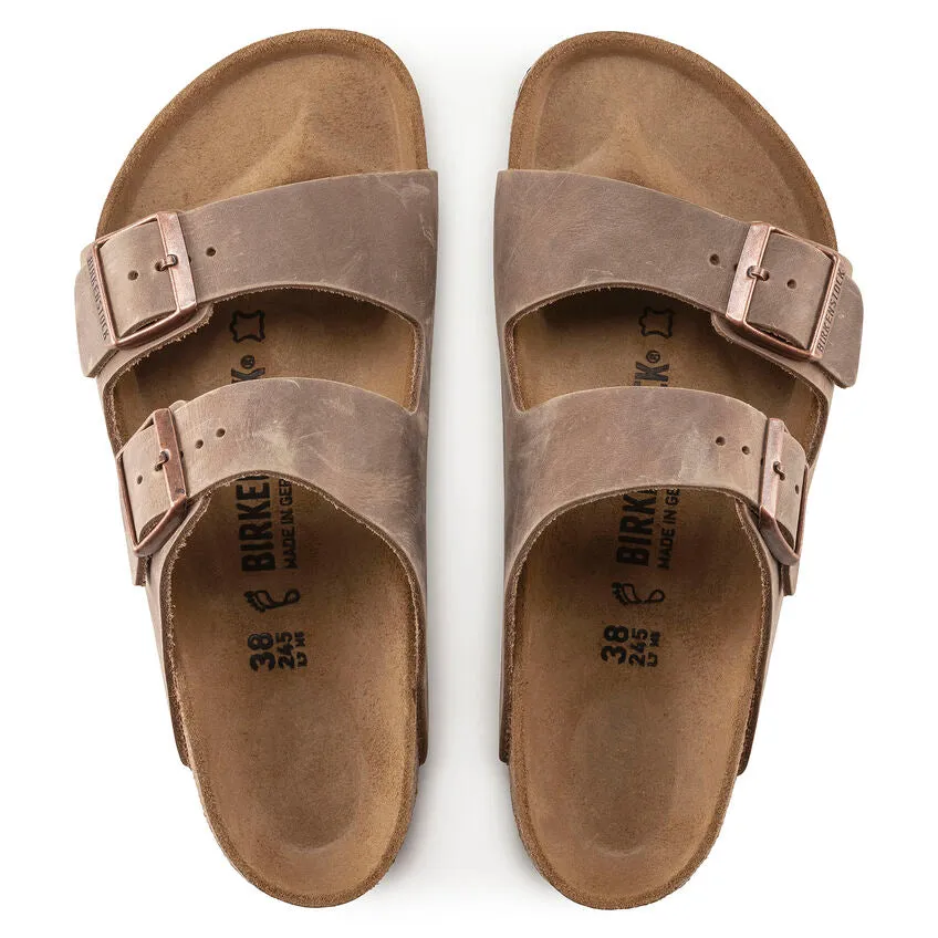 Unisex Arizona Oiled Leather Tobacco Medium/Narrow