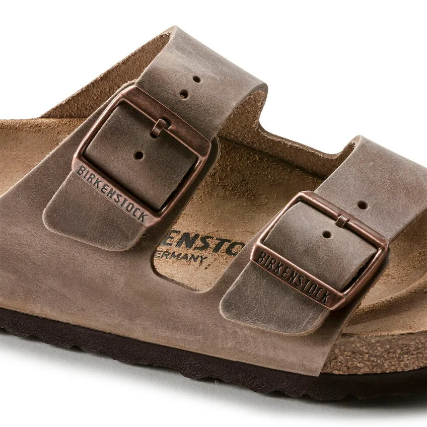Unisex Arizona Oiled Leather Tobacco Medium/Narrow
