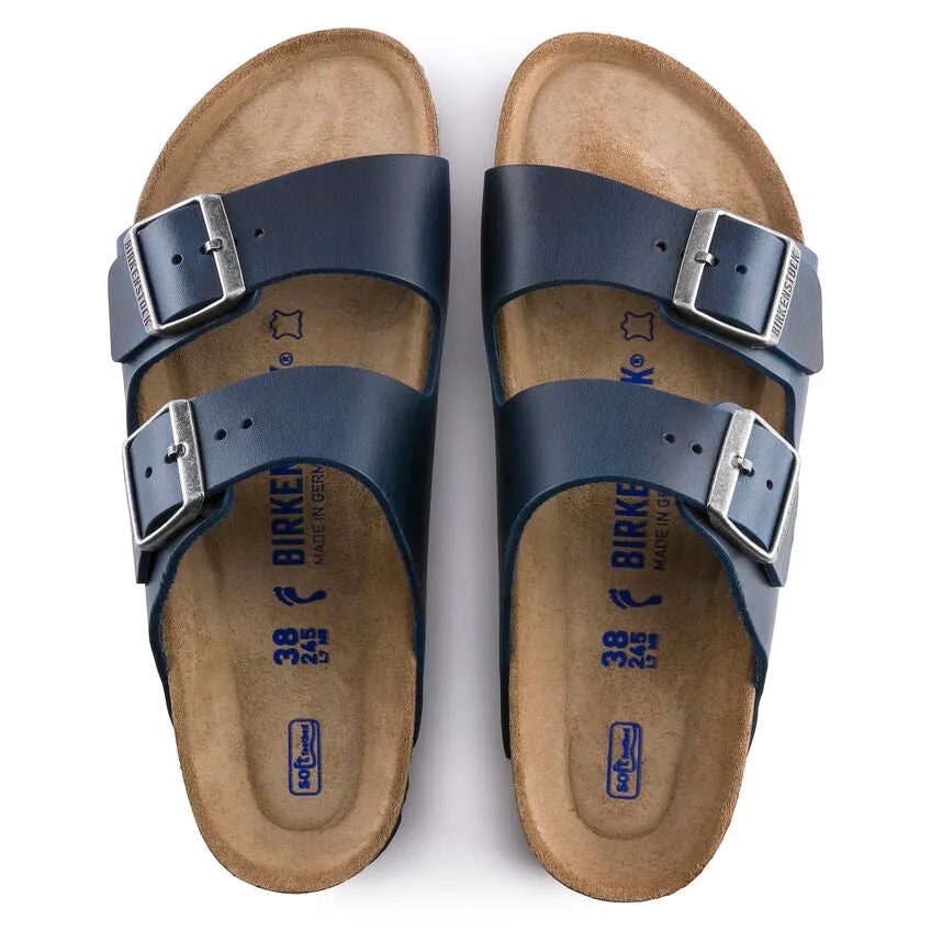 Unisex Arizona Soft Footbed Oiled Leather Blue Regular/Wide