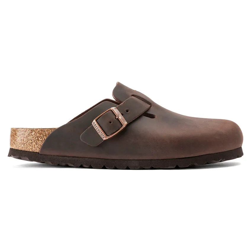 Unisex Boston Oiled Leather Habana Regular/Wide