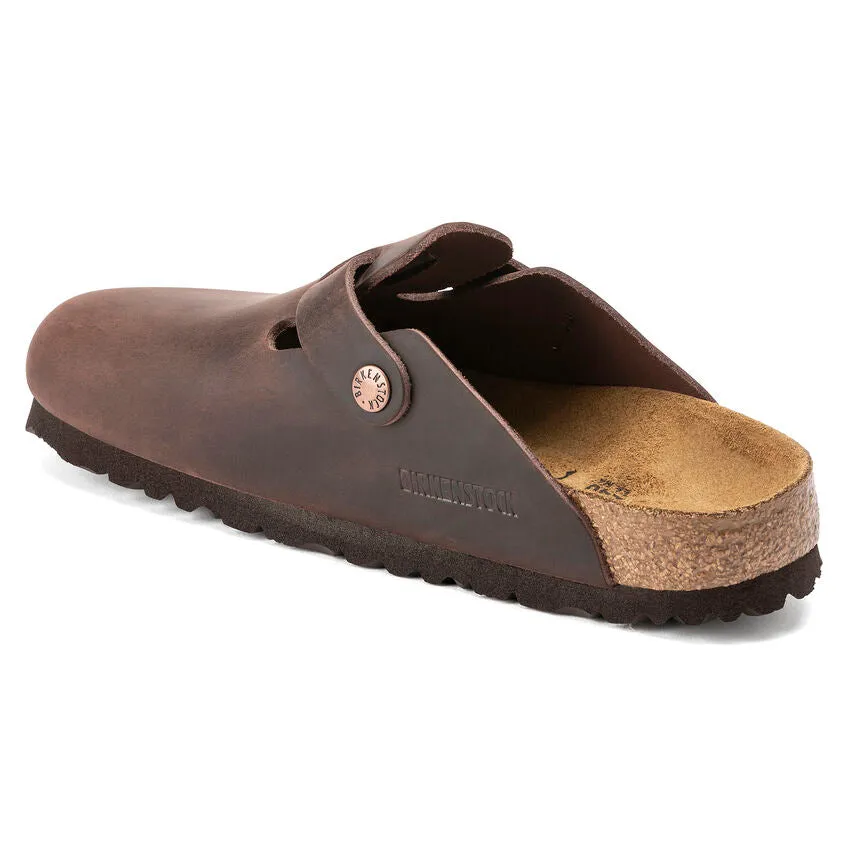 Unisex Boston Oiled Leather Habana Regular/Wide