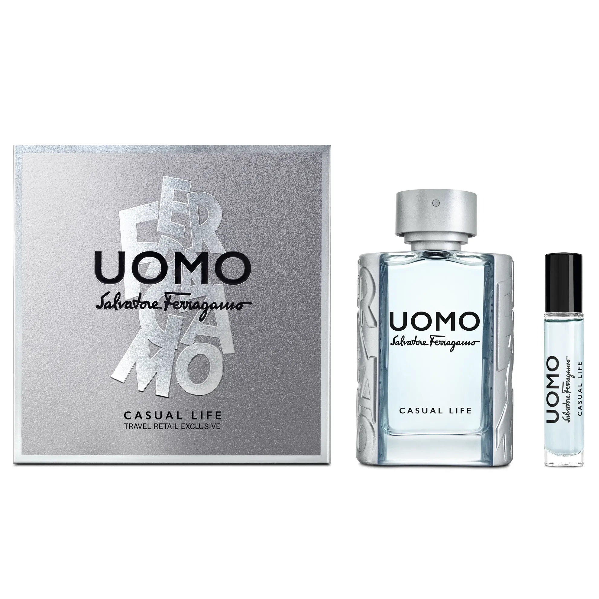 Uomo Casual Life by Salvatore Ferragamo 100ml EDT 2pc Set