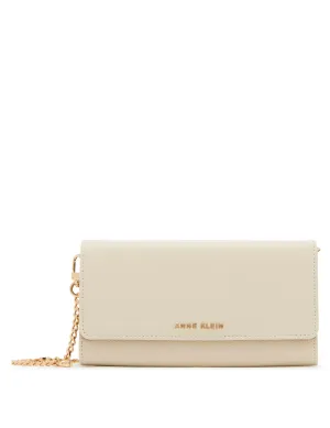 Wallet On a Chain with Clam Shell Strap