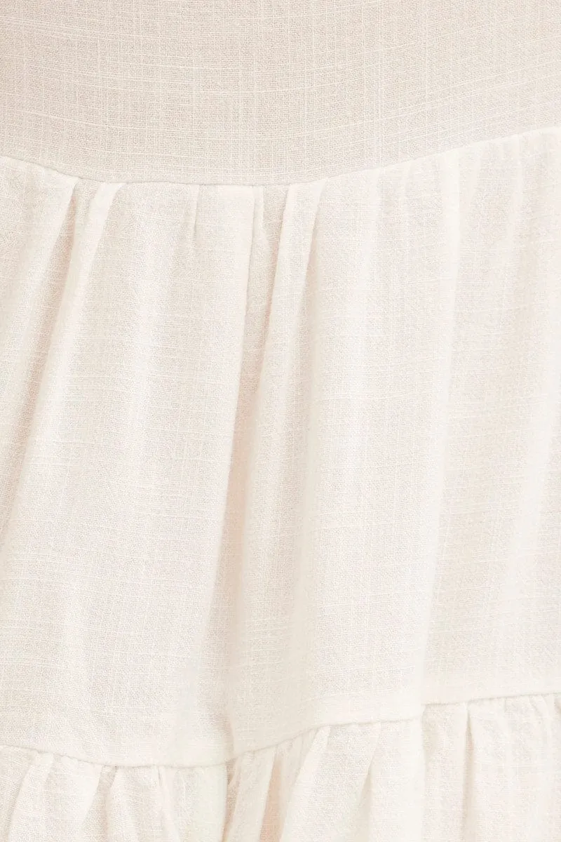 White Playsuit Short Sleeve