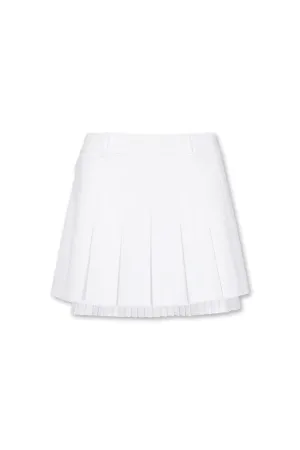 Women Athletic A-line gather Skort White