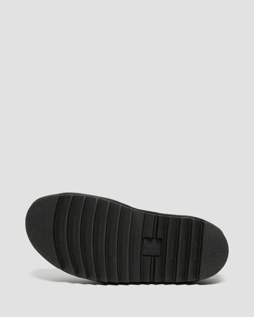 Women's Blaire Brando Leather Strap Sandals Black