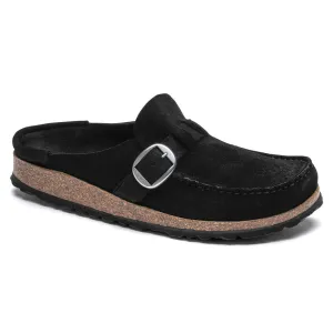 Women's Buckley Suede Leather Black Regular/Wide