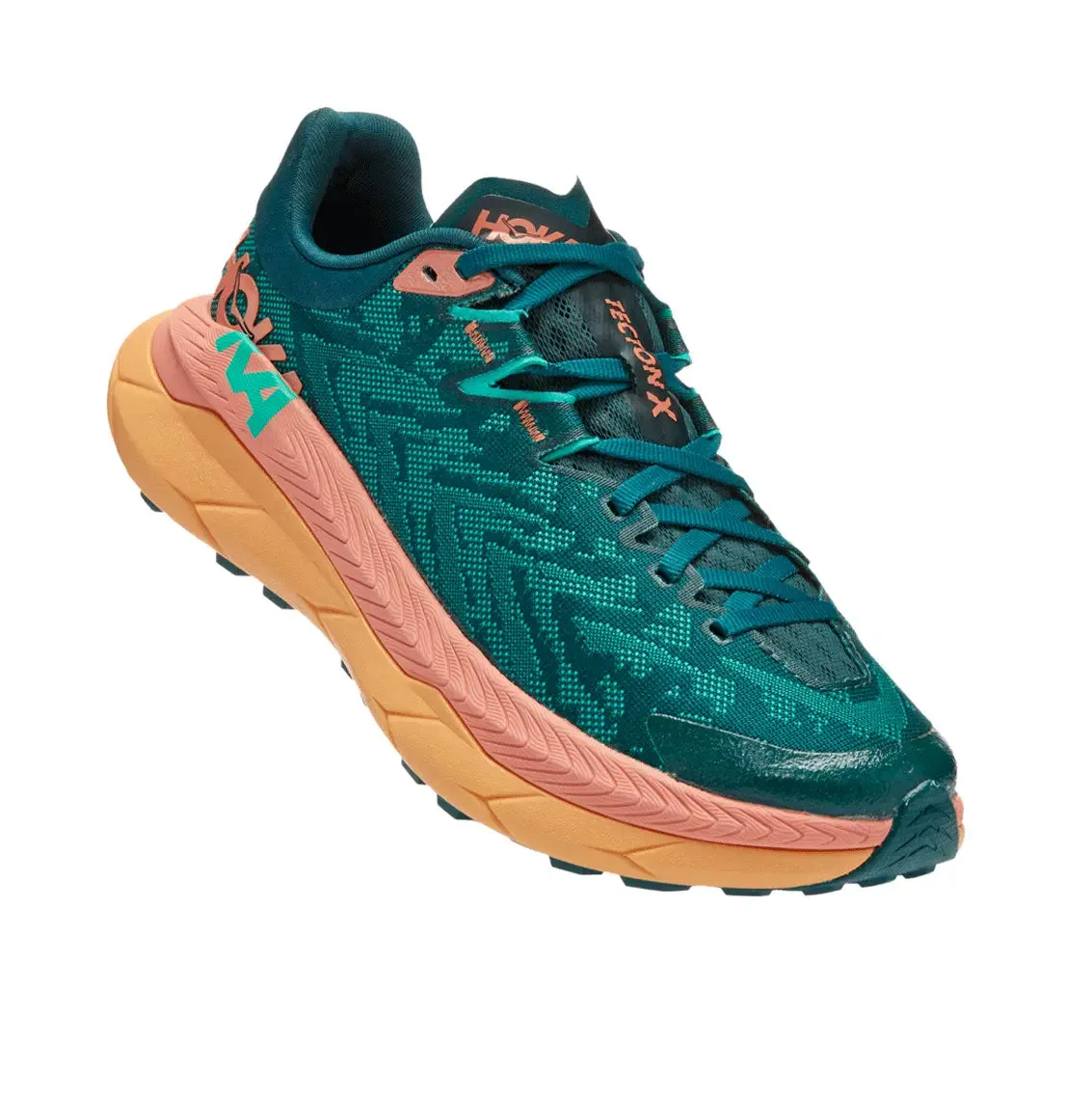 Womens HOKA Tecton X - Deep Teal / Water Garden