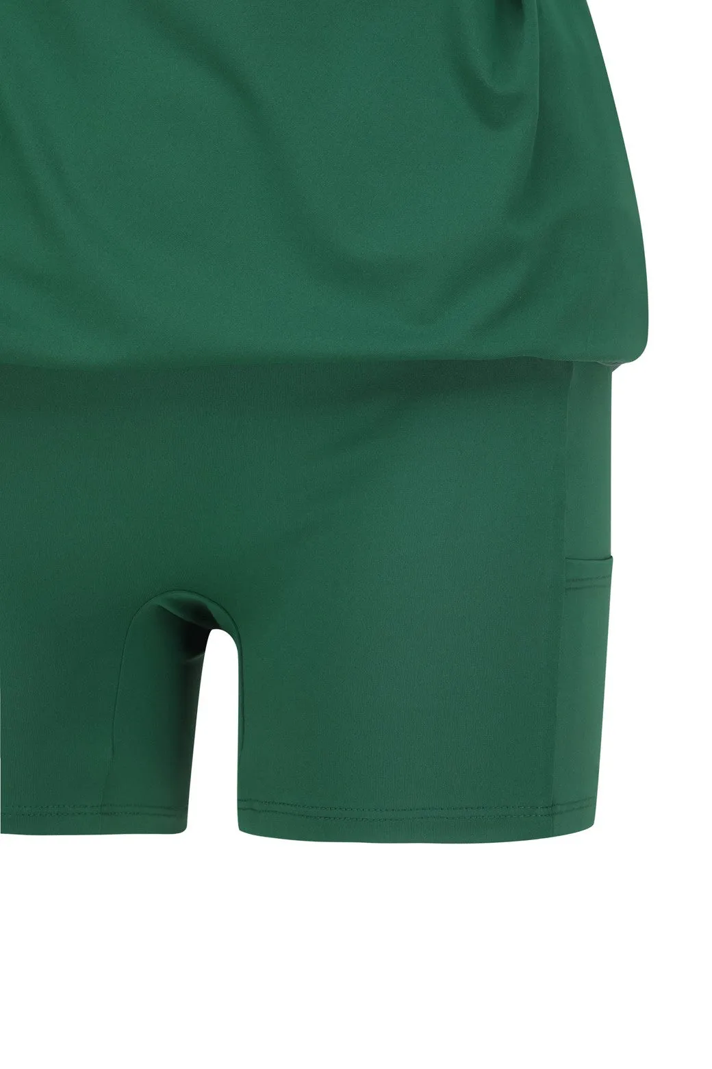 Women's Jersey Flare Skort Dark Green