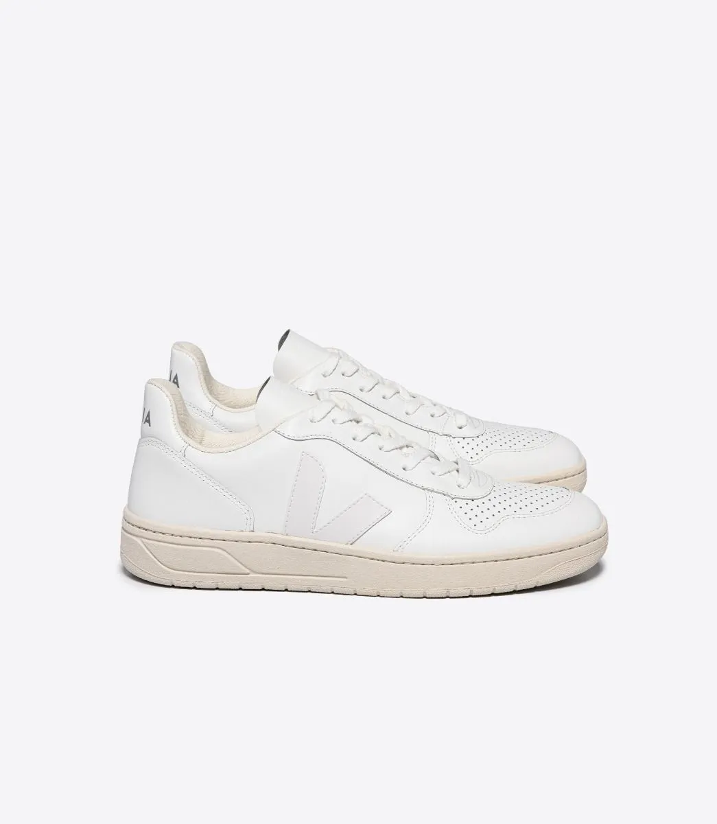 Women's V-10 LEATHER WHITE