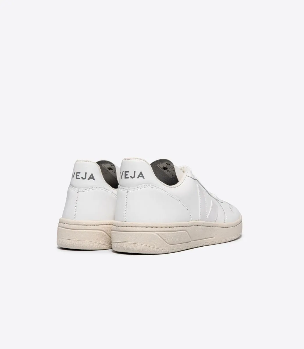 Women's V-10 LEATHER WHITE