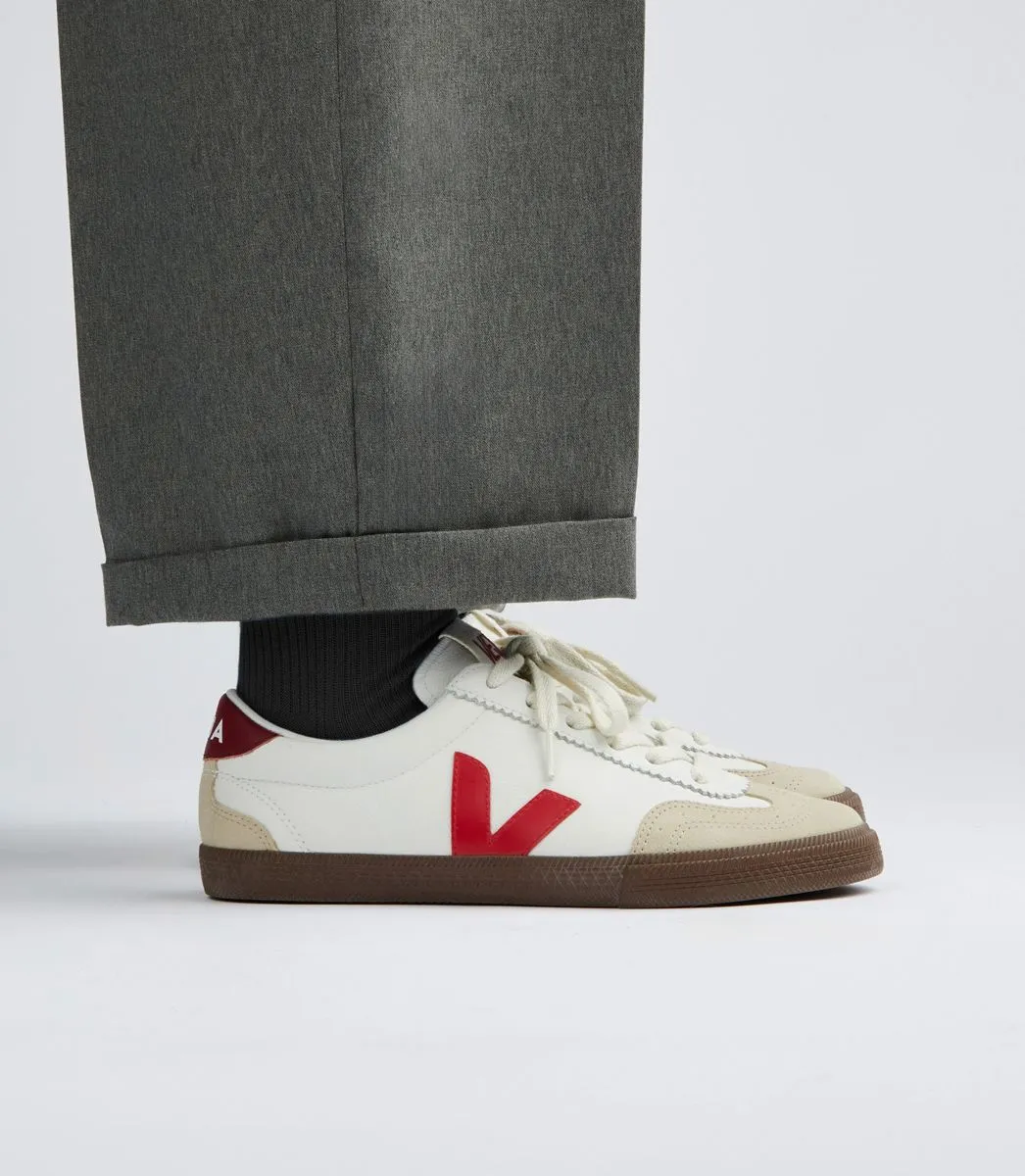 Women's VOLLEY LEATHER WHITE PEKIN BARK